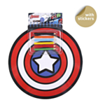 Avengers® Captain America Kilpimuistikirja ja Värikynät