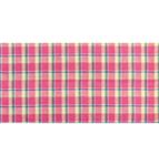 Pellava Kaitaliina Ruudullinen Fuksia Vihreä