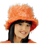 Pörröinen Hippihattu Oranssi