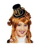 Mini Steampunk Hattu Musta