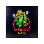 Mexico Cafe LED Kyltti