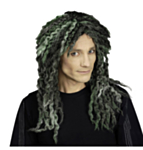 Dreadlocks Peruukki Musta/Vihreä