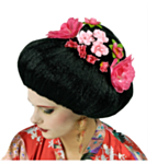 Geisha Peruukki Musta
