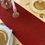Glitter Premium Kaitaliina Tummanpunainen