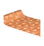 Sametti Ginkgo Kaitaliina Terrakotta