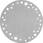 Glitter Premium Pöytätabletit Hopea