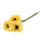 Tekokukkakimppu Gerbera Keltainen
