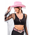 Strassicowboyhattu Vaaleanpunainen