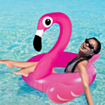 Puhallettava Flamingo Uimarengas