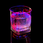 Lasi LED-valolla
