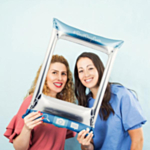 Instagram Ilmapallokehys Selfie Rekvisiitta