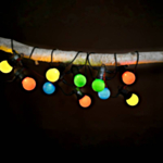 Lumipallo LED Valoketjun Pidennysosa Monivärinen
