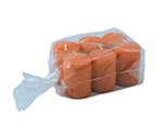 Oranssit kynttilät