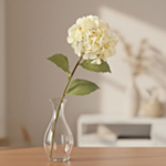Tekokukka Hortensia Kermanvärinen