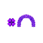 Sydänfoliopallo Ilmapallokaari Violetti