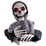 Liikkuva Grim Reaper Pöytäfiguuri Valolla & Äänellä