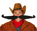 Valtavat cowboyn viikset