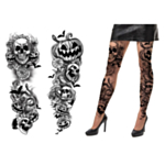 Halloween Tatuointi Sukat