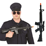 Poliisi Leikkiase Musta