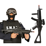 S.W.A.T Lelukivääri Musta