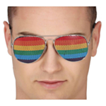 Pride Aviator Aurinkolasit Sateenkaari