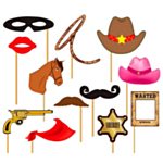 Cowboy Selfierekvisiitta