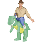 Puhallettava dinosaurusasu