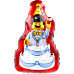 LEGO® syntymäpäiväkakku foliopallo