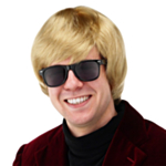 70-luvun Heino Peruukki Blond
