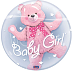 Tuplailmapallo Baby Girl Nalle