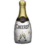 Cheers Samppanjapullo Foliopallo