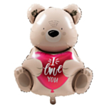 I Love You Nalle Folioilmapallo
