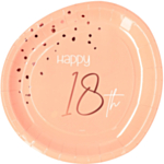 Lush Blush Happy 18th -pahvilautaset
