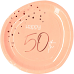 Lush Blush Happy 50th -pahvilautaset