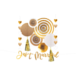 Just Married -koristelusetti