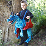 Lohikäärme Ride-On -lastenasu
