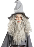 Taru Sormusten Herrasta Gandalf Peruukki & Parta Lapsille