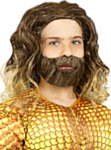 Aquaman® Peruukki & Parta Lapsille