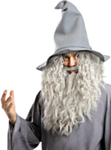 Taru Sormusten Herrasta Gandalf Peruukki & Parta