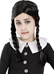 Addams Family® Wednesday Addams Lasten Peruukki