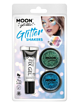 Glitter Meikkisetti Vihreä/Sininen