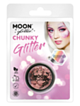 Holografinen Chunky Glitter Ruusukulta