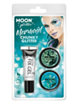 Chunky Glitter Merenneito Meikkisetti