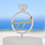 Engaged Timanttisormus Kakkukoriste