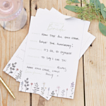 Kukkateemaiset Advice For The Bride Kortit