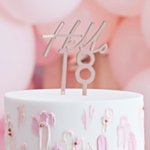 Hello 18 Kakkukoriste Akryyliä Ruusukulta