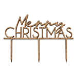 Merry Christmas puinen kakunkoriste