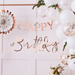 Happy Birthday Kukallinen Kirjainnauha