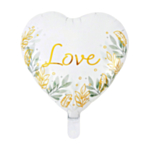 Sydämenmuotoinen Love-foliopallo