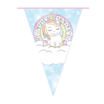 Happy Birthday Yksisarvinen Lippuviirinauha
